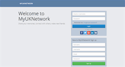 Desktop Screenshot of myuknetwork.com