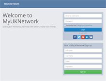 Tablet Screenshot of myuknetwork.com